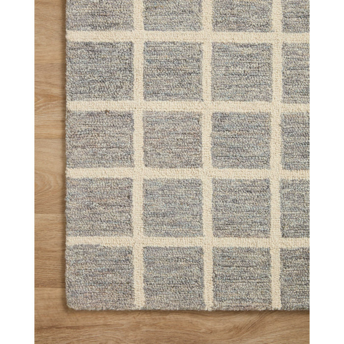 Chris Loves Julia x Loloi Polly Handmade Slate/Ivory Rug & Reviews